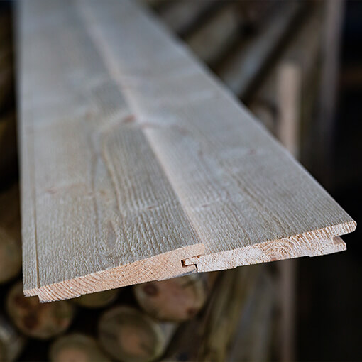 Cladding - Nordic Spruce - dried - Outside